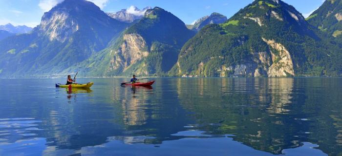 kanutour vierwaldst�ttersee